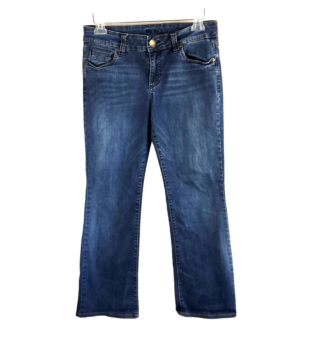 Kut From The Kloth Jeans Womens 10 Denim Straight Leg Mid Rise Style KP258MC9N